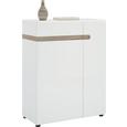 Omara Za Čevlje Linate - jelša/bela, Moderno, leseni material (85/111/42cm) - Mömax modern living Omara Za Čevlje Linate - jelša/bela, Moderno, leseni material (85/111/42cm) - Mömax modern living