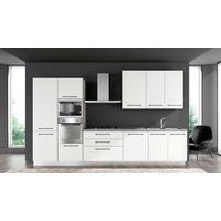 Kuhinjski Blok Line, Z Aparati, 360 Cm - črna/bela, Moderno, kovina/leseni material (360/60/216/240cm) - Mömax