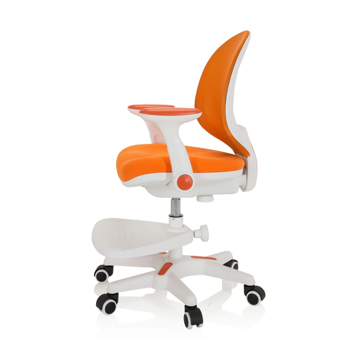 Otroški Vrtljivi Stol Kid Ergo, Oranžna - bela/oranžna, Moderno, umetna masa/tekstil (56/89 - 101/52cm) - MID.YOU