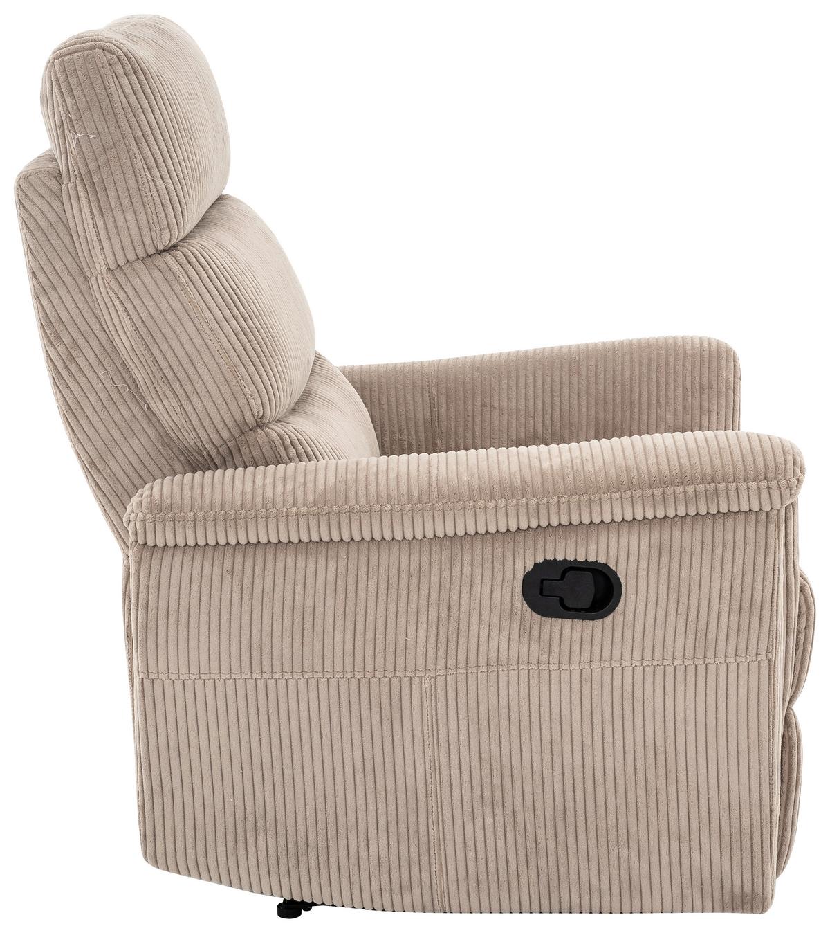 Počivalnik Xeno, Svetlo Rjava - svetlo rjava/črna, Design, kovina/umetna masa (78/108/89cm) - Livetastic