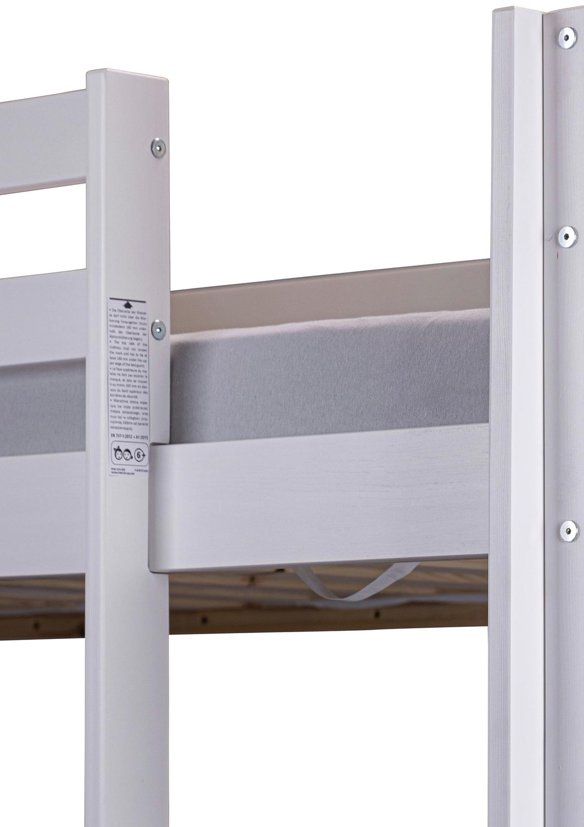 Krevet Na Sprat Small Cloud - bela, Moderno, drvo (90/200cm) - Modern Living