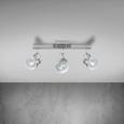 Deckenleuchte Ina 3-flammig - Chromfarben, MODERN, Metall (35/8/16,5cm) - Modern Living Deckenleuchte Ina 3-flammig - Chromfarben, MODERN, Metall (35/8/16,5cm) - Modern Living
