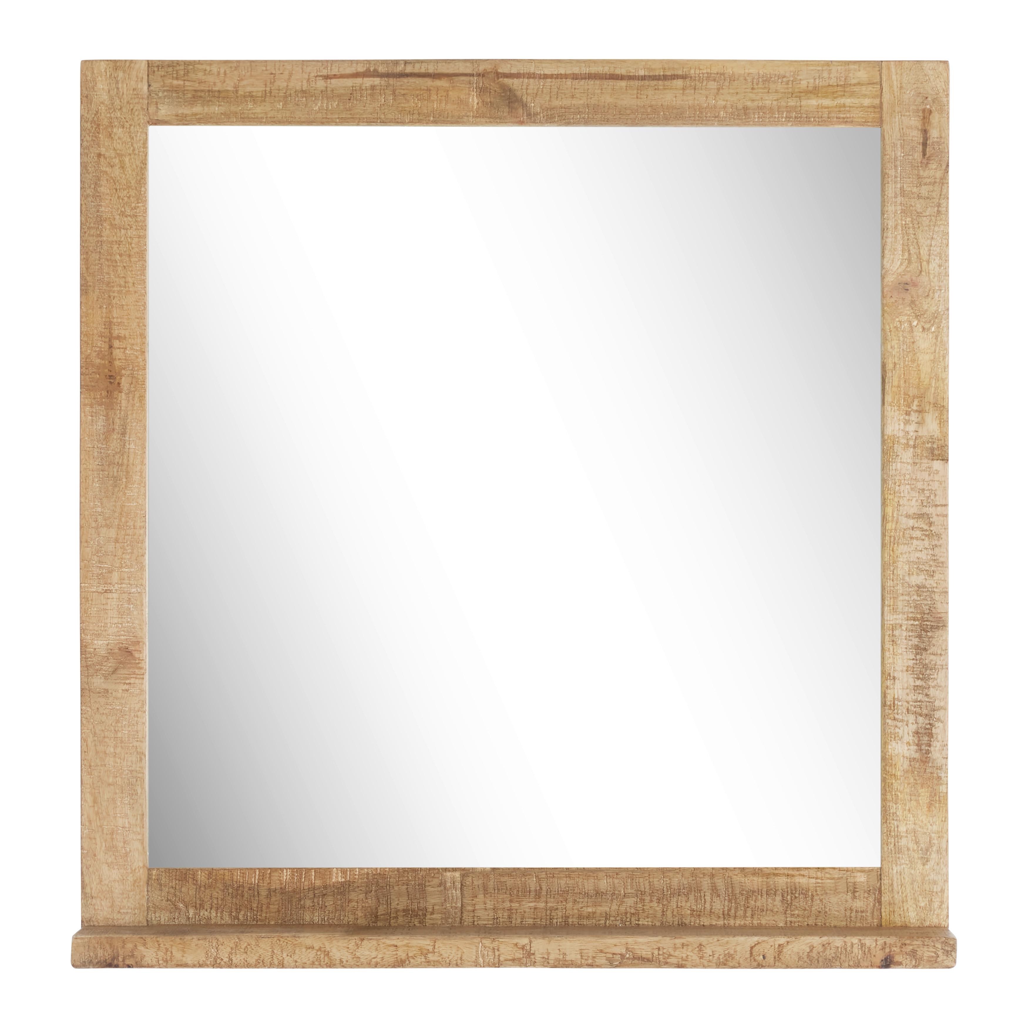 SPEGEL EVEREST -EXKLUSIV- - naturfärgad, Natur, trä (70/72,5cm) - Mömax