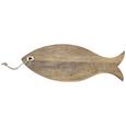 Schneidematte Fabio Naturfarben - Braun, Natur, Holz (49/19/2,5cm)