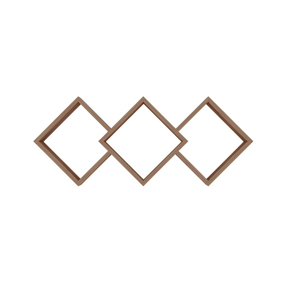 WANDREGAL GALAXY WANDREGAL - Kieferfarben, Design, Holzwerkstoff (102/42/20cm) - Livetastic