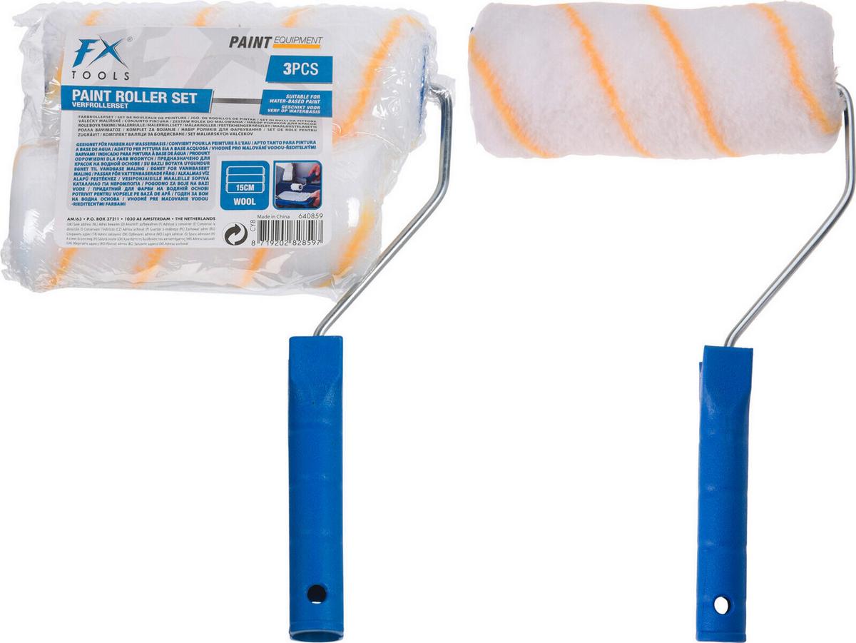 Festőhenger Szett 3db-Os - műanyag (31/17/5cm)