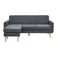 COLțAR TAMARA - gri închis, Modern, lemn/textil (198/83/143cm) - Bessagi Home