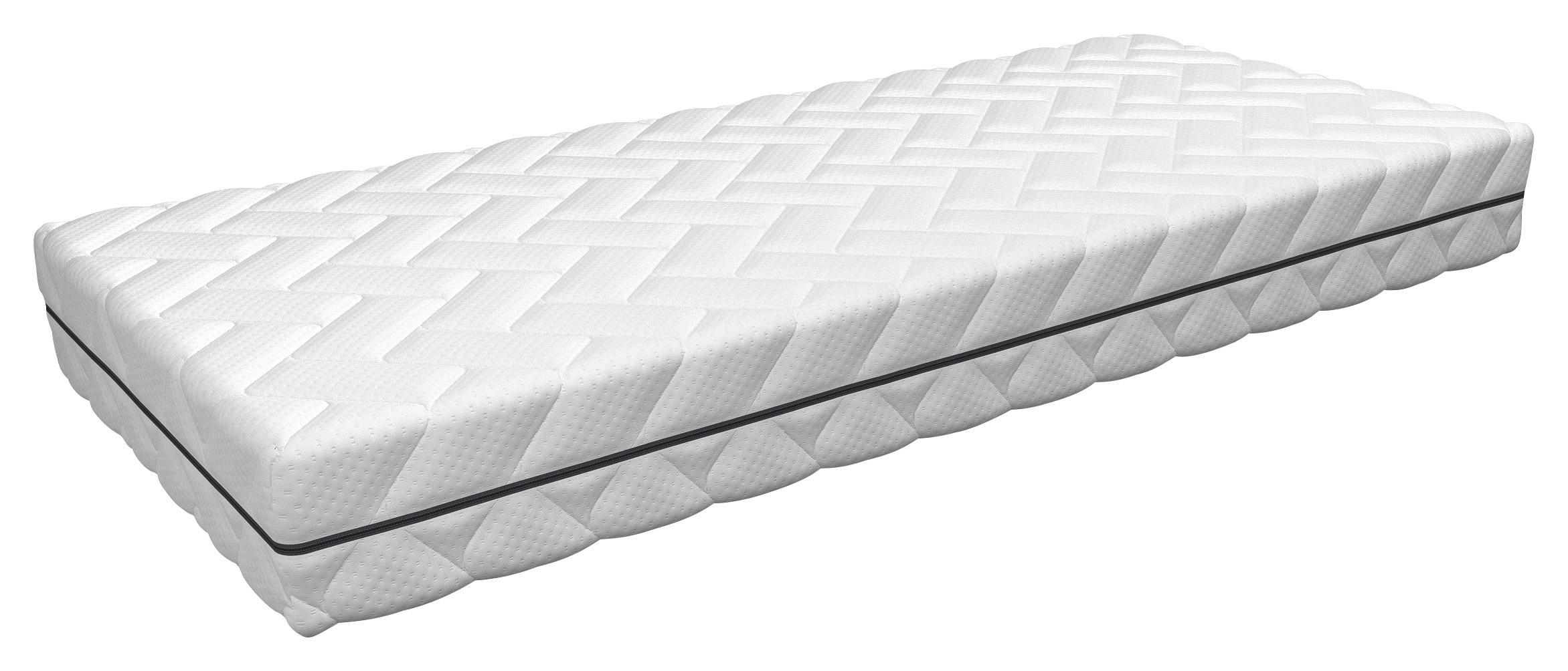 Ležišče Iz Udobne Pene Cool Flow - bela, tekstil (90/200cm) - Premium Living