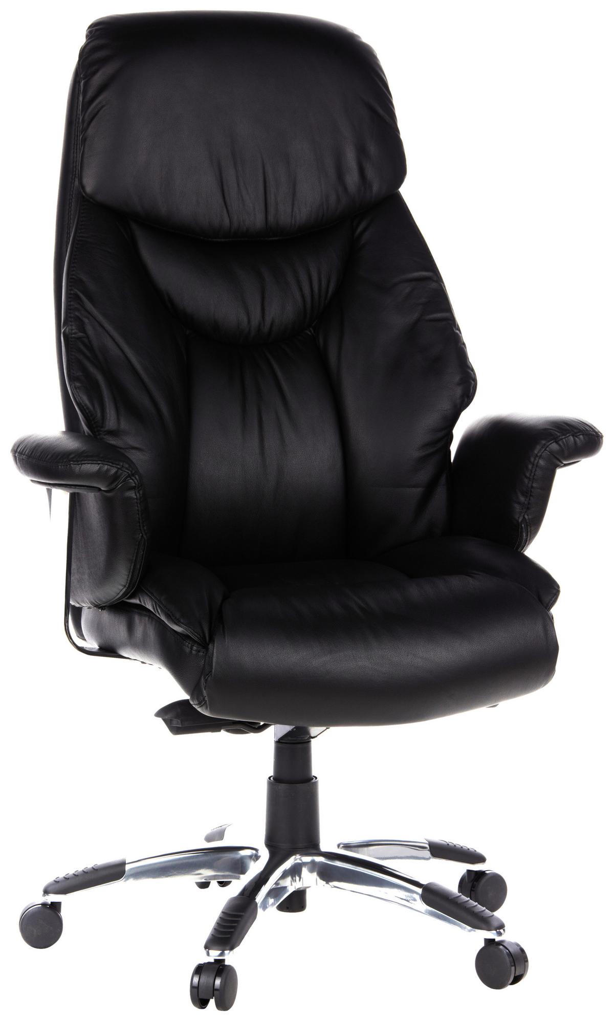 Pisarniški Stol Prado, Črna - črna, Moderno, kovina/umetna masa (63/140/52cm) - MID.YOU