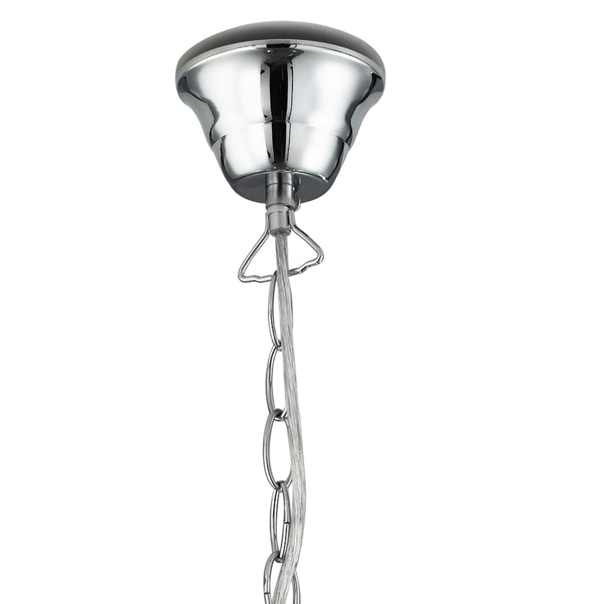 Csillár Marie Therese 8885-5cl - krómszínű, Konventionell, műanyag/fém (55/130cm)