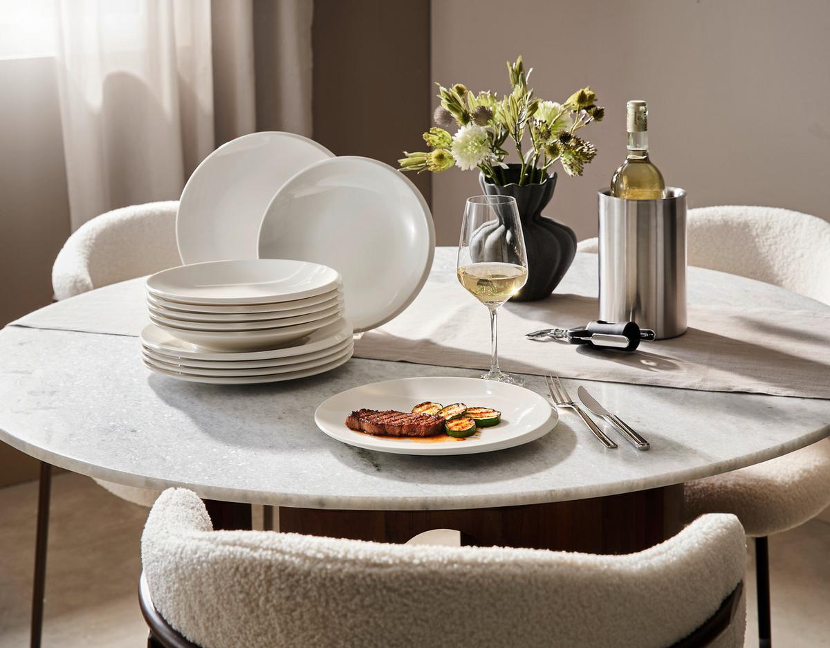 ZASTAWA STOŁOWA NEW MOON VILLEROY&BOCH - biały, Konventionell, ceramika - Villeroy & Boch