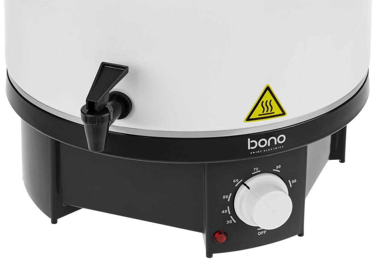 GARNEK ELEKTRYCZNY CHARLIE - czarny/biały, Basics, tworzywo sztuczne/metal (46/48,5cm) - Atrigo