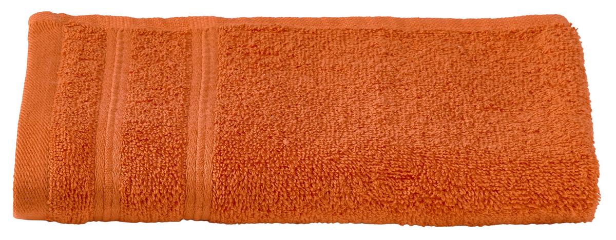 Gästetuch Melanie in Terra Cotta ca. 30x50cm - Terracotta, Textil (30/50cm) - Modern Living