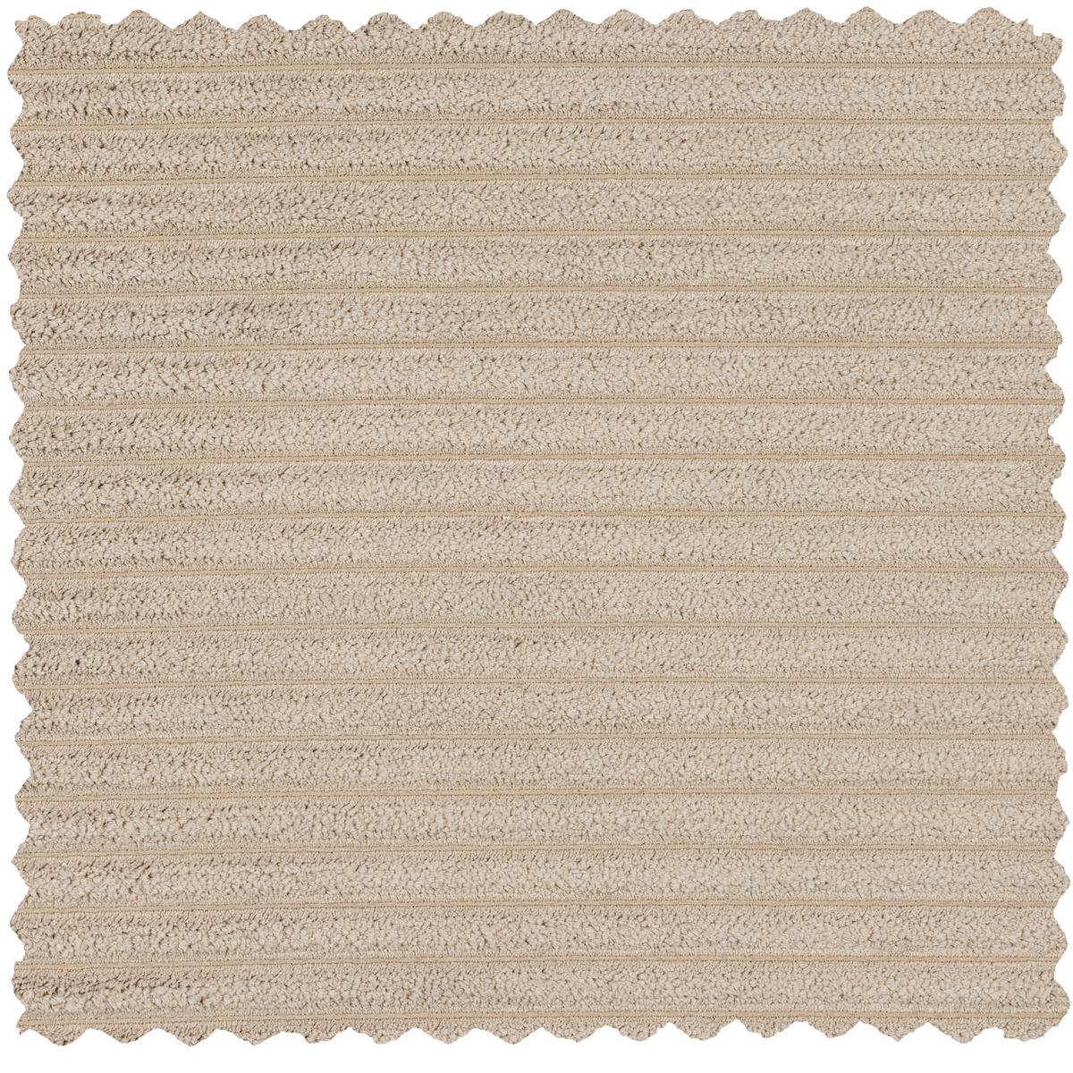 Ecksofa Bean Sandfarben S: 305x175cm - Sandfarben/Schwarz, Design, Kunststoff/Textil (305/175cm) - Livetastic