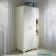 Kleiderschrank in Weiß - Weiß, MODERN, Holz (93/195/55cm) - Premium Living Kleiderschrank in Weiß - Weiß, MODERN, Holz (93/195/55cm) - Premium Living
