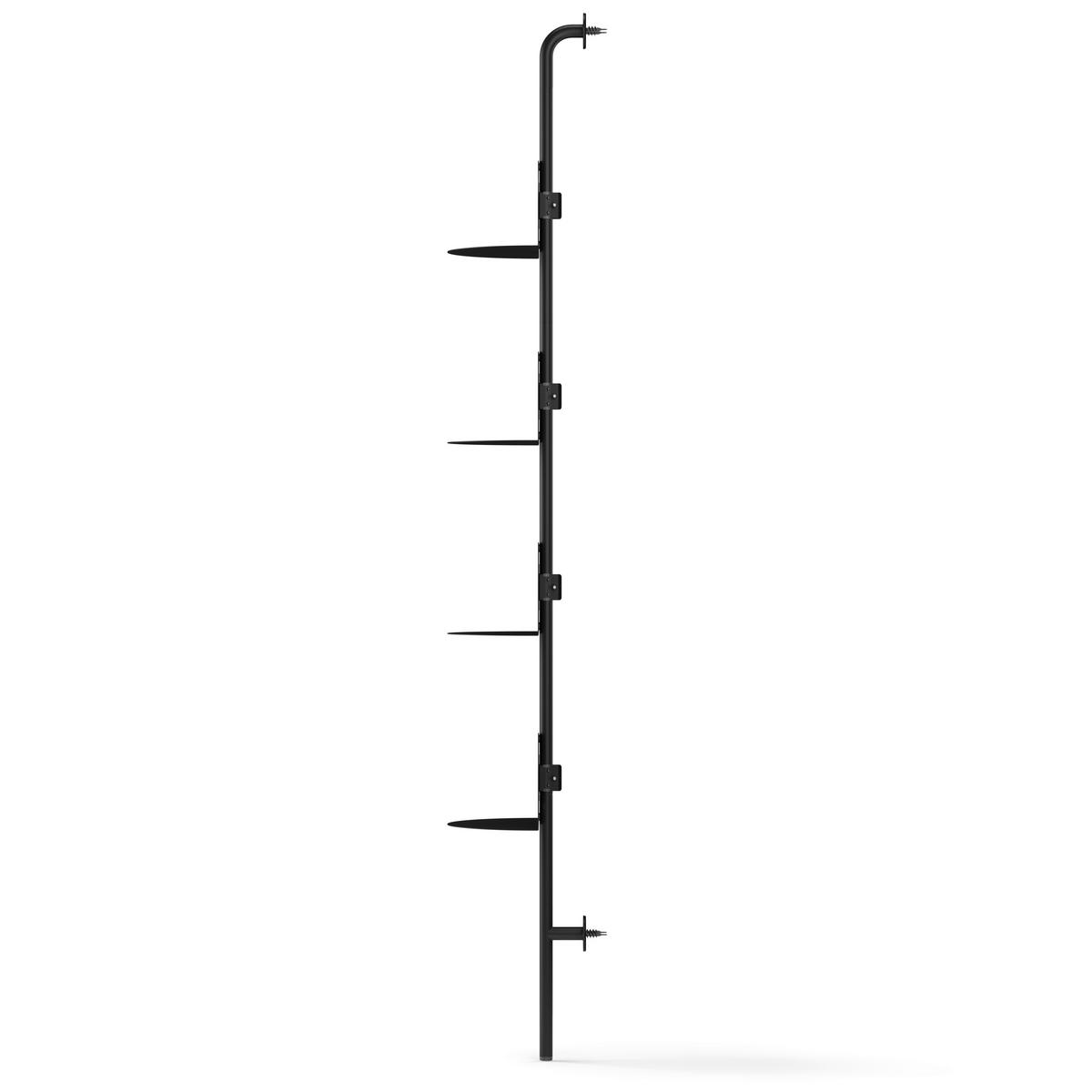 Wandboard Schwarz - Schwarz, Basics, Metall (35/27/204cm) - Umbra