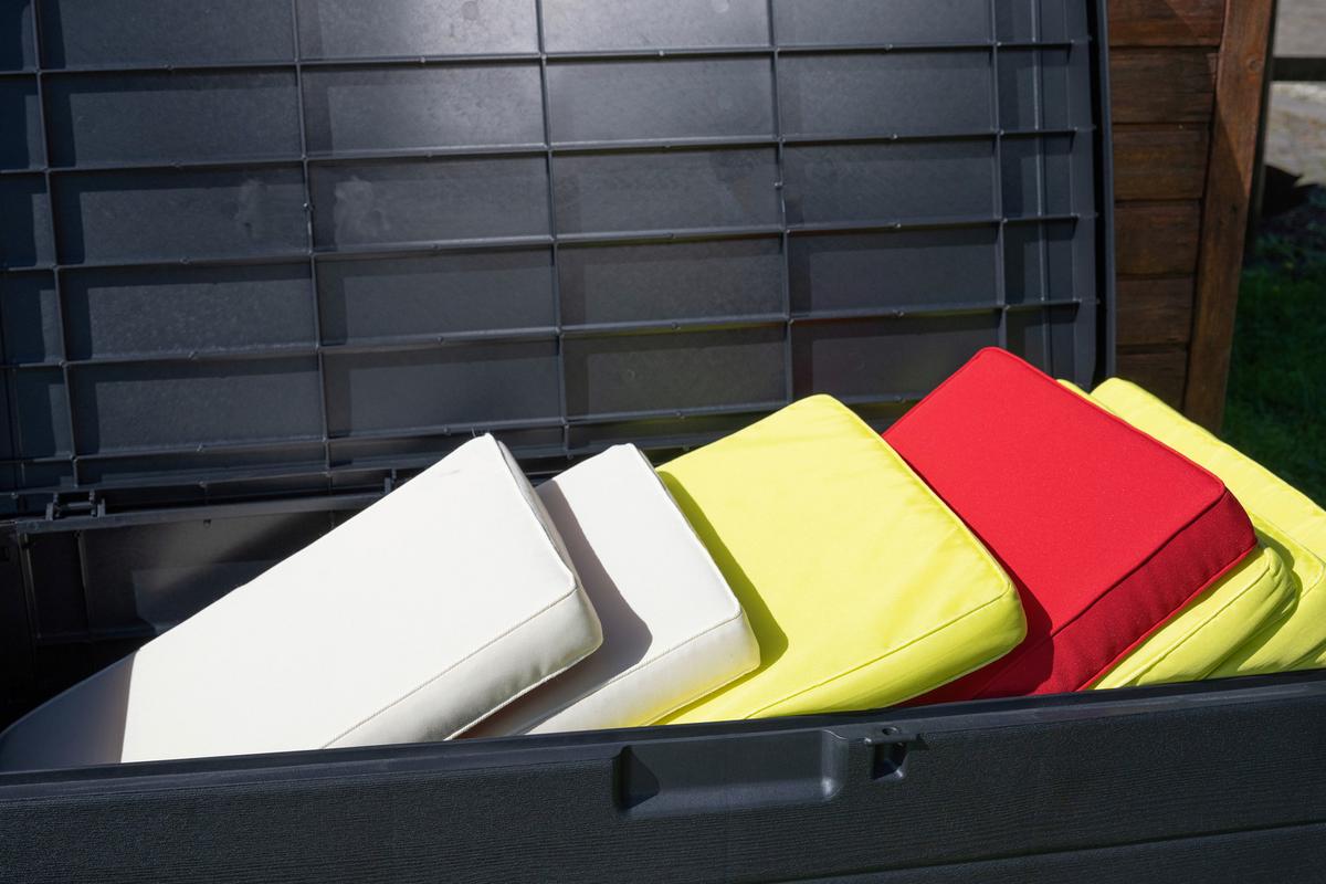 Párnatartó Láda Alpha - antracit, Modern, műanyag (118/59/57cm) - Mömax