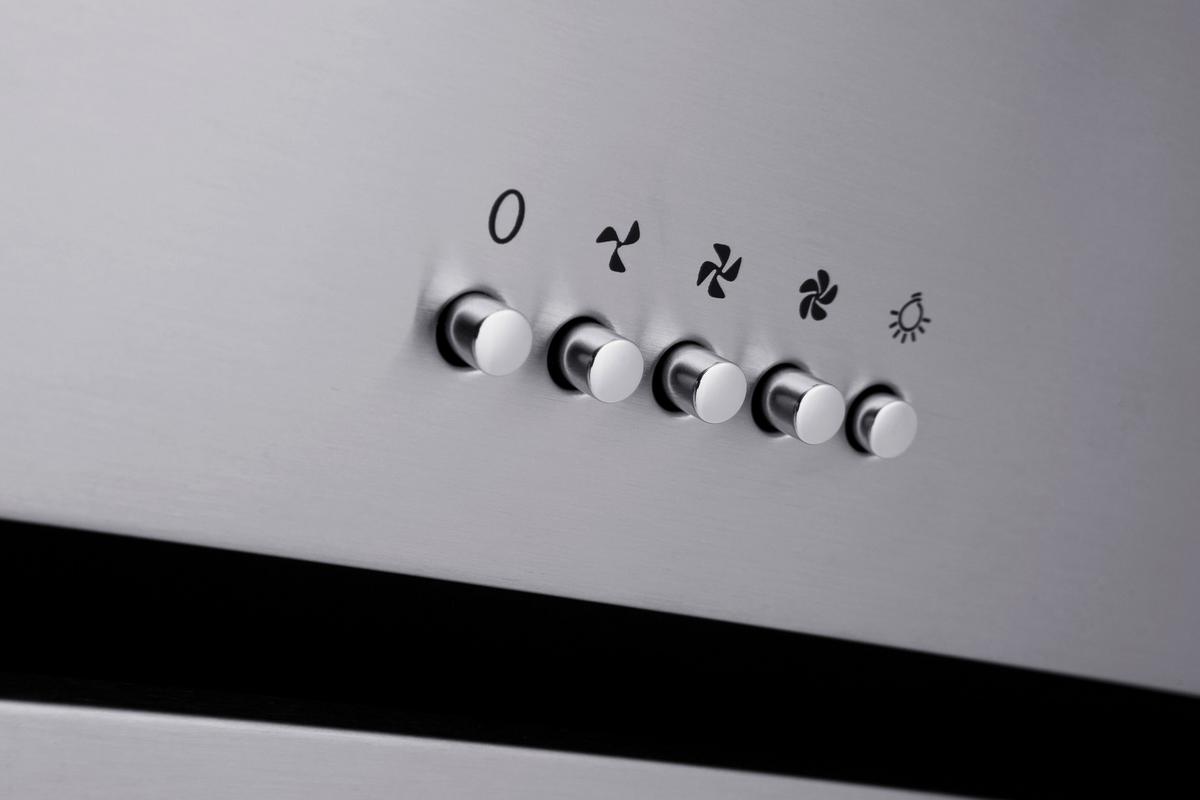 Kuhinjska Napa Numa, 60cm - barve nerjavečega jekla, Trend, kovina (60/76-114/43cm) - Respekta