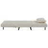 BÄDDFÅTÖLJ NIGHT 100 - beige/svart, Modern, trä/textil (101/81/90cm) - Mömax