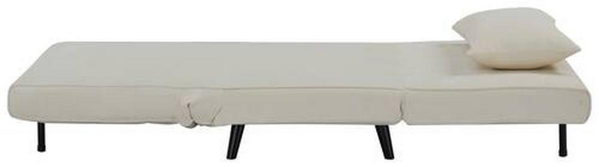 Fotelj S Funkcijo Ležišča Night 100 - črna/bež, Moderno, tekstil/les (101/81/90cm) - Mömax