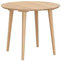 STÓŁ DO JADALNI RUND - buk twardzielowy, Natur, drewno (90/90/75cm) - P & B