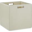 Aufbewahrungsbox Ivy Beige - Beige, Kunststoff/Metall (33/32/33cm) - Mömax modern living Aufbewahrungsbox Ivy Beige - Beige, Kunststoff/Metall (33/32/33cm) - Mömax modern living