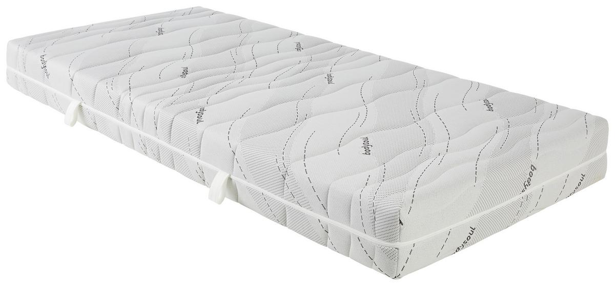 Wendematratze Bodysoul H2/H3 ca. 180x200cm - Weiß, Textil (180/200cm) - Nadana