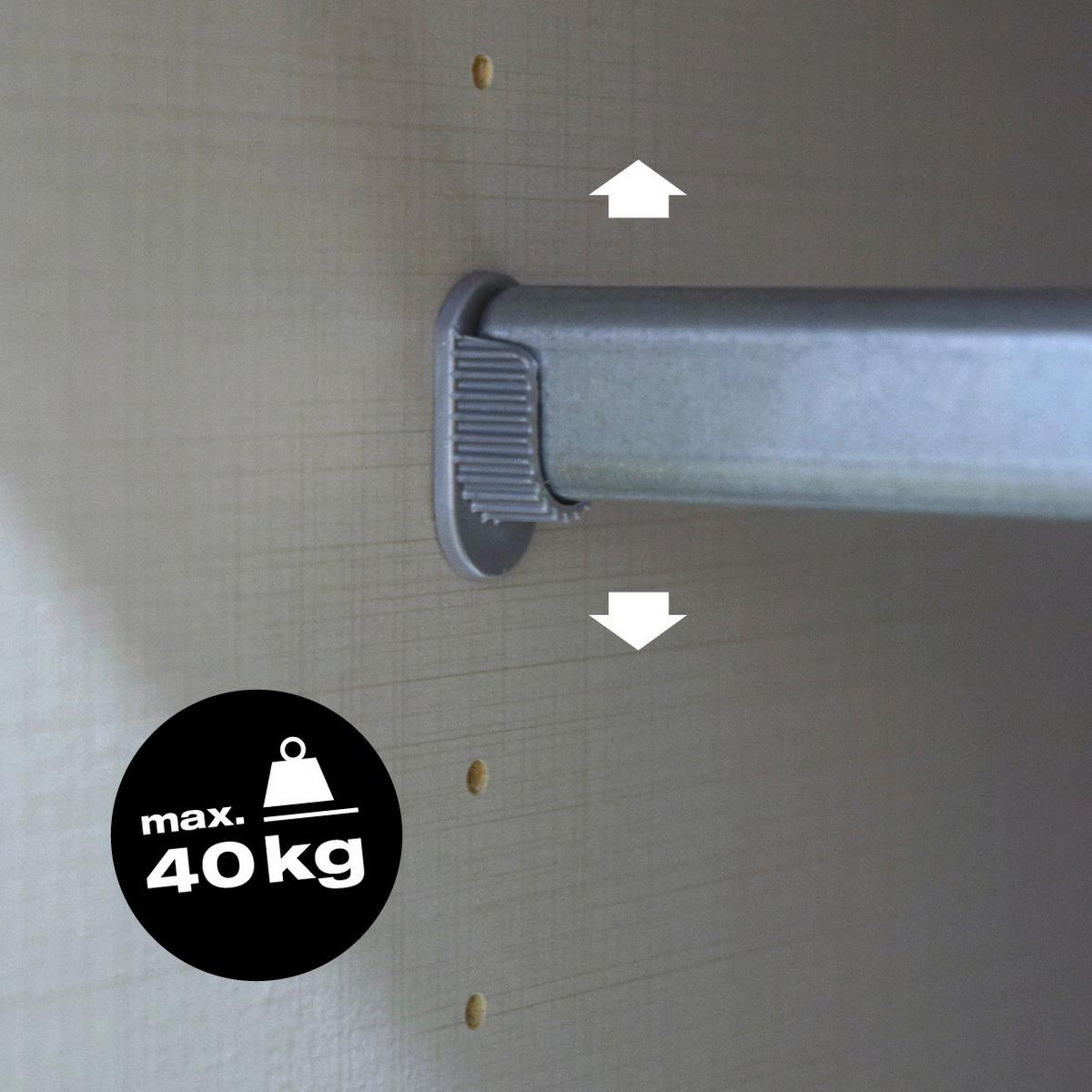 Ruhásszekrény London - szahara/Artisan tölgy, Modern, műanyag/faalapú anyag (180/208/58cm)