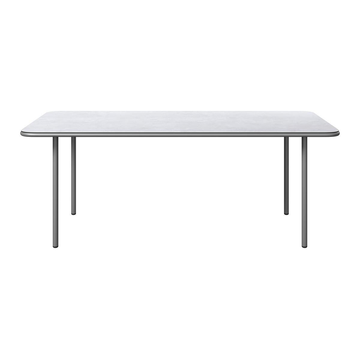 Gartentischgruppe Kanada Creme/Hellgrau - Creme/Hellgrau, MODERN, Glas/Textil