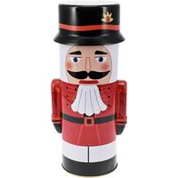 Sütisdoboz Nutcracker - fekete/piros, fém (10/24,5cm)