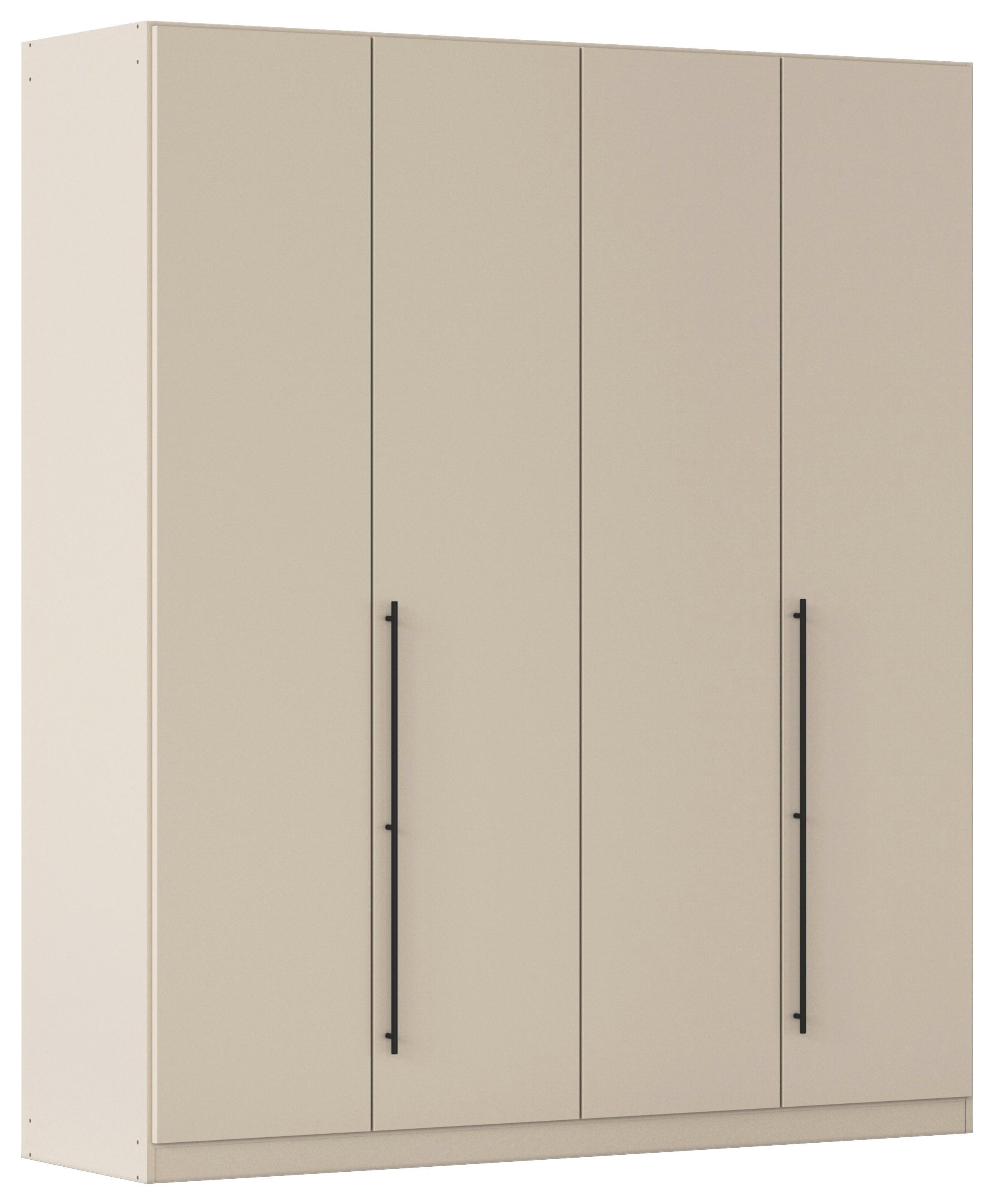 Kleiderschrank Safari Champagner - Champagner/Grau, KONVENTIONELL, Holzwerkstoff/Metall (181/229/54cm) - Based