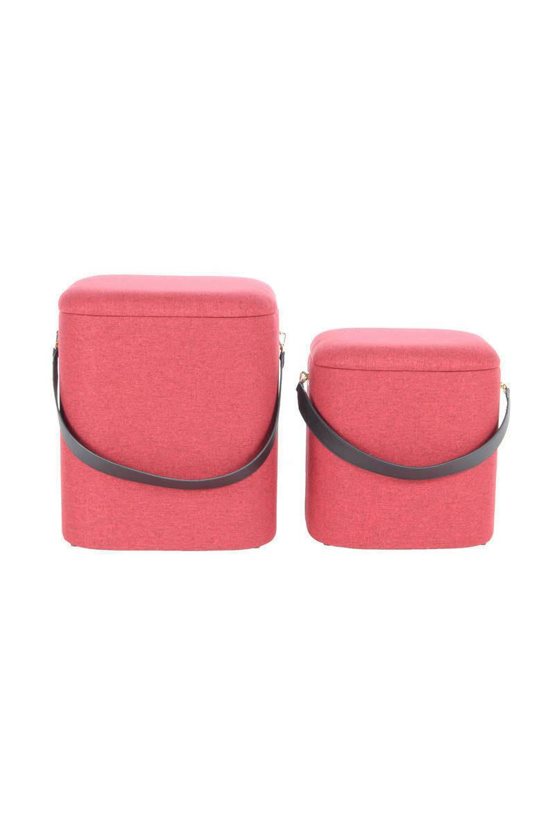 Ülőkeszett Hnm2z - fekete/piros, Basics, műanyag/textil (29,5+35,5cm) - Kayoom