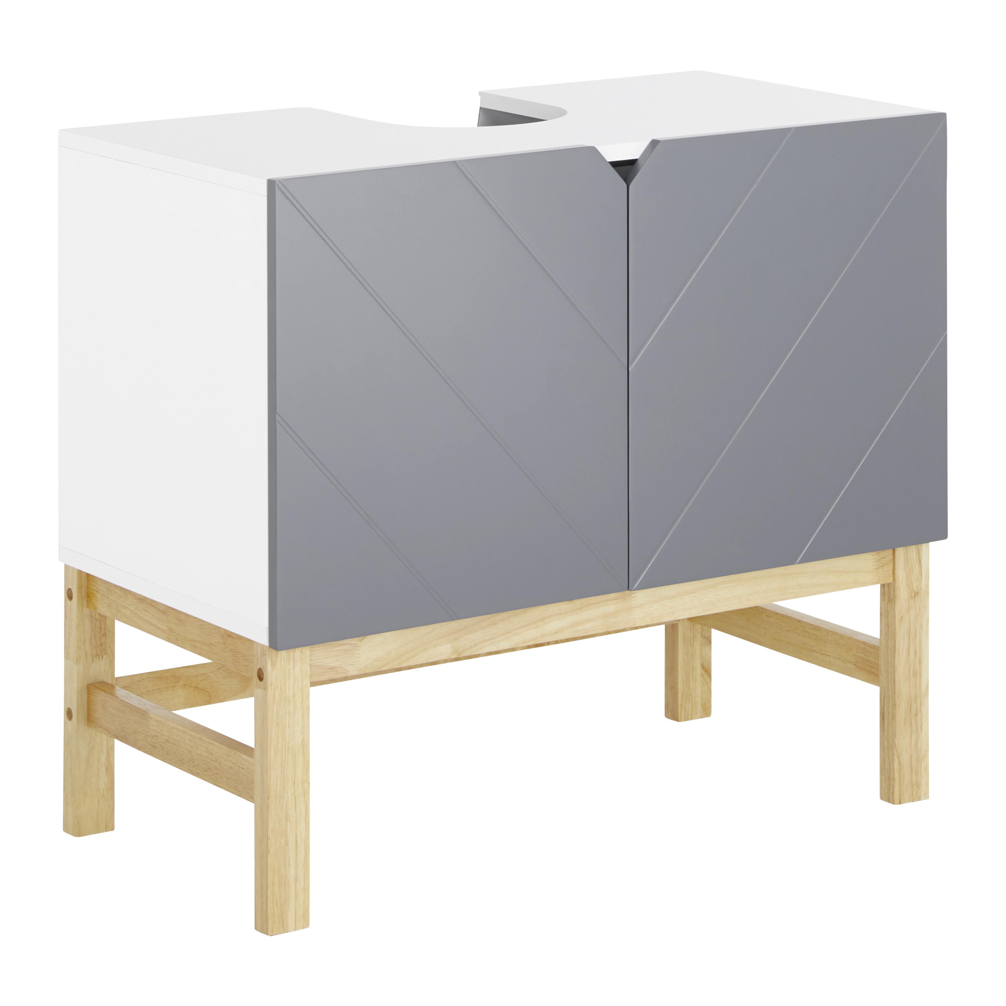 Unterschrank in Grau und Weiß online bestellen