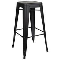 Barski Stol Vantaggio High Brush, Črna, Mat - črna, Basics, kovina (44/77/44cm) - MID.YOU