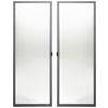 DÖRRSET MASSICCIO - antracit, Modern, metall/glas (74/101cm) - Mömax