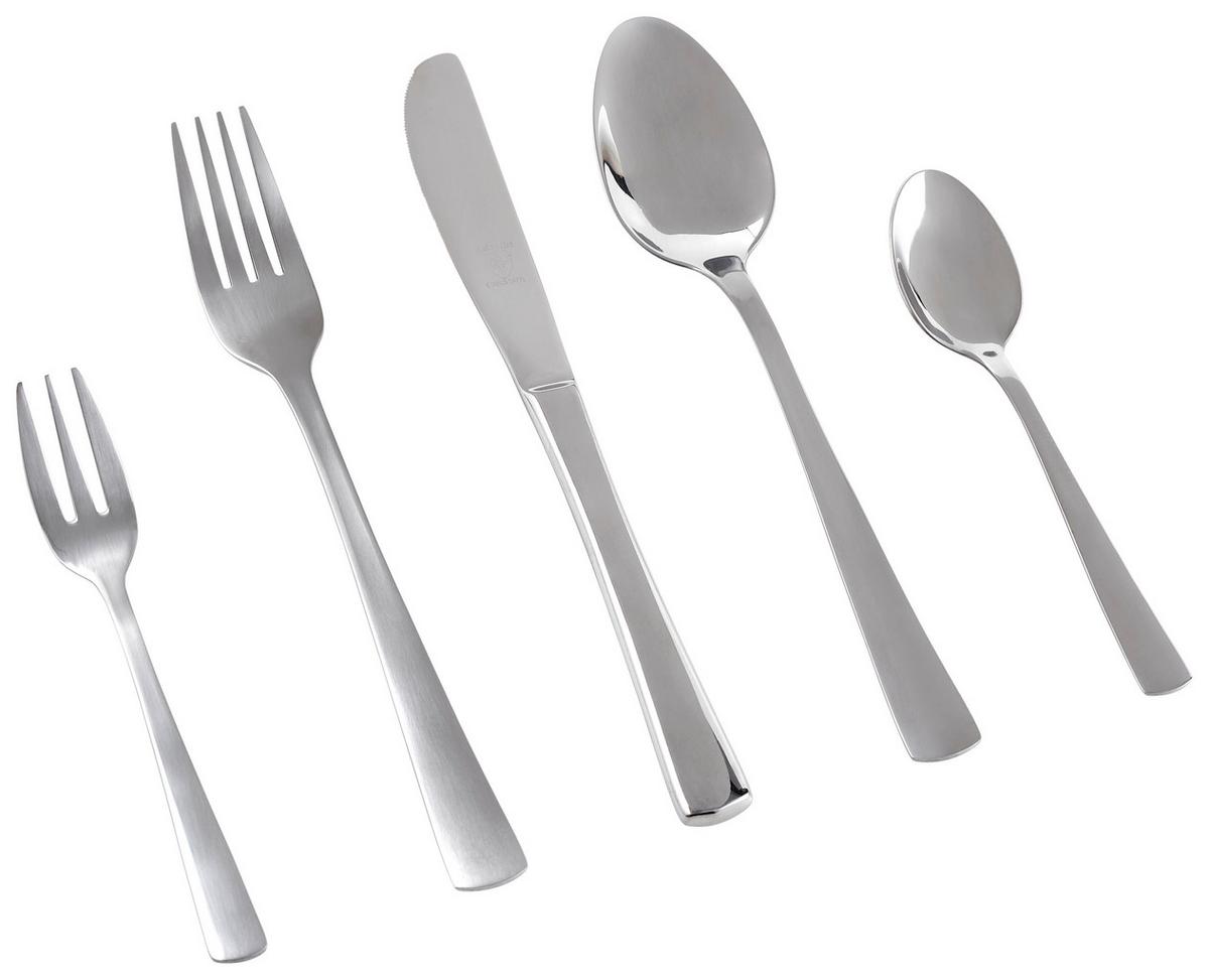 ZESTAW SZTUĆCÓW 040-250 - kolor chromowy, Basics, metal (37,5/3,5/24cm) - Justinus