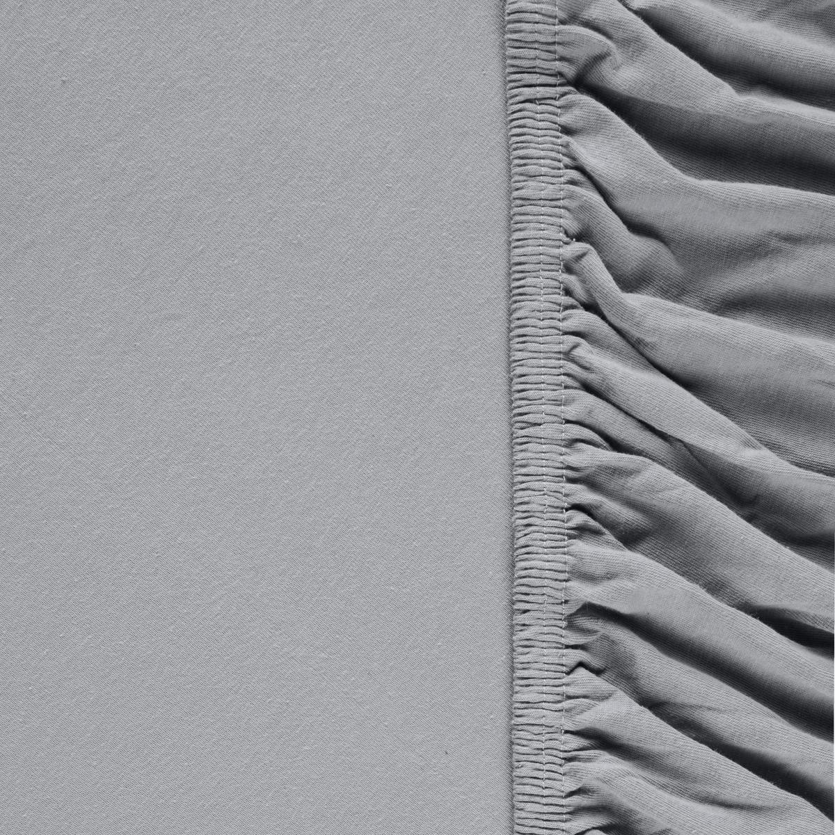 Cearșaf cu elastic Alma, cca. 140x200cm - antracit, Konventionell, textil (140/200cm) - Mömax