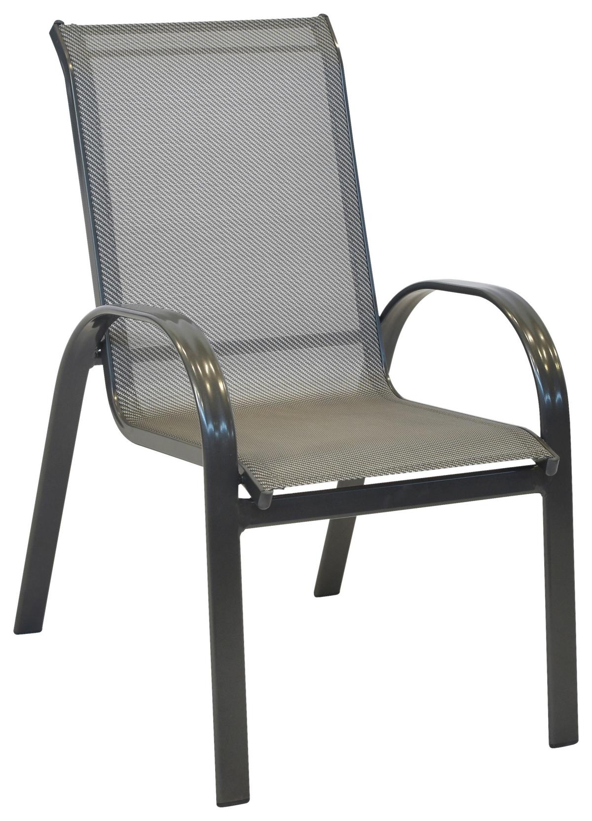GARTENSET AMALFI - Graphitfarben/Braun, MODERN, Kunststoff/Metall - Gardenson