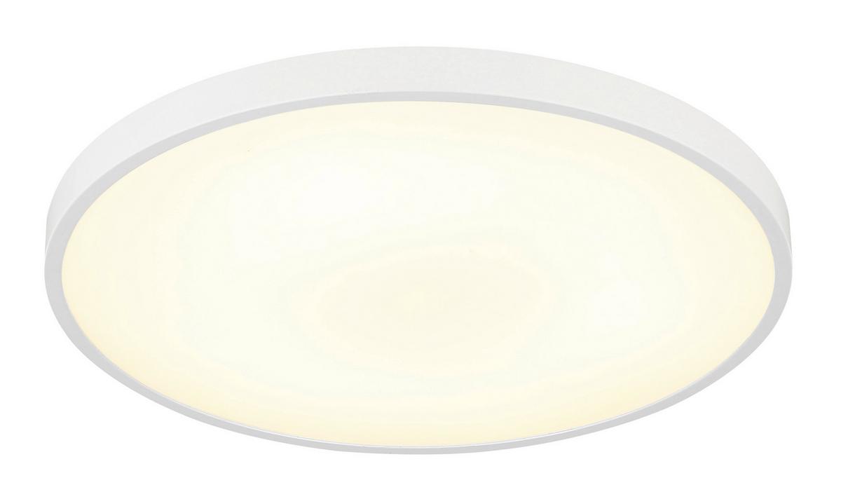 LED-DECKENLEUCHTE 41566-15W NIELSEN - Weiss, Konventionell, Kunststoff (23/3,55cm) - Globo