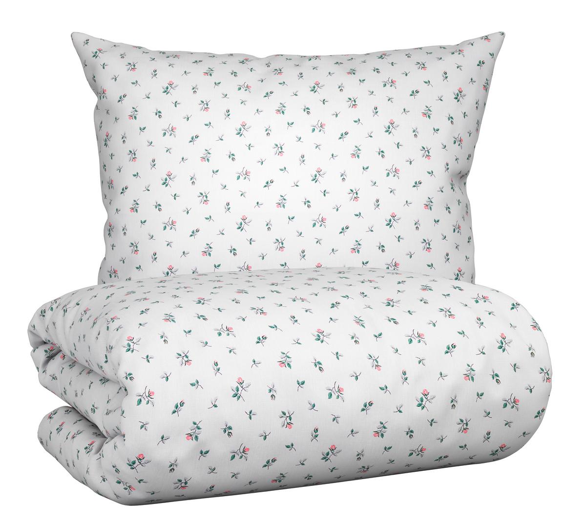 BETTWÄSCHESET ROSE - Beige, Romantik / Landhaus, Textil (160/210cm) - Modern Living