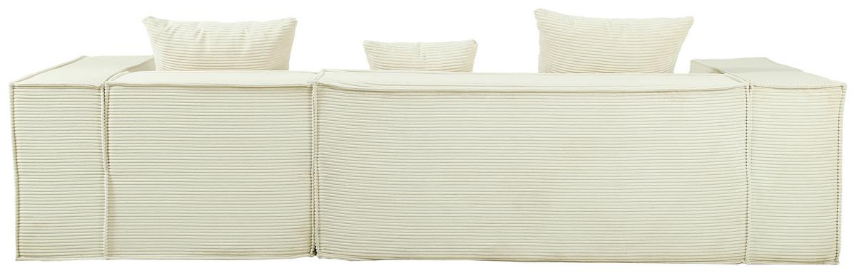 NAROŻNIK ZUNO - beżowy, Design, tkanina (270/60/100cm) - P & B