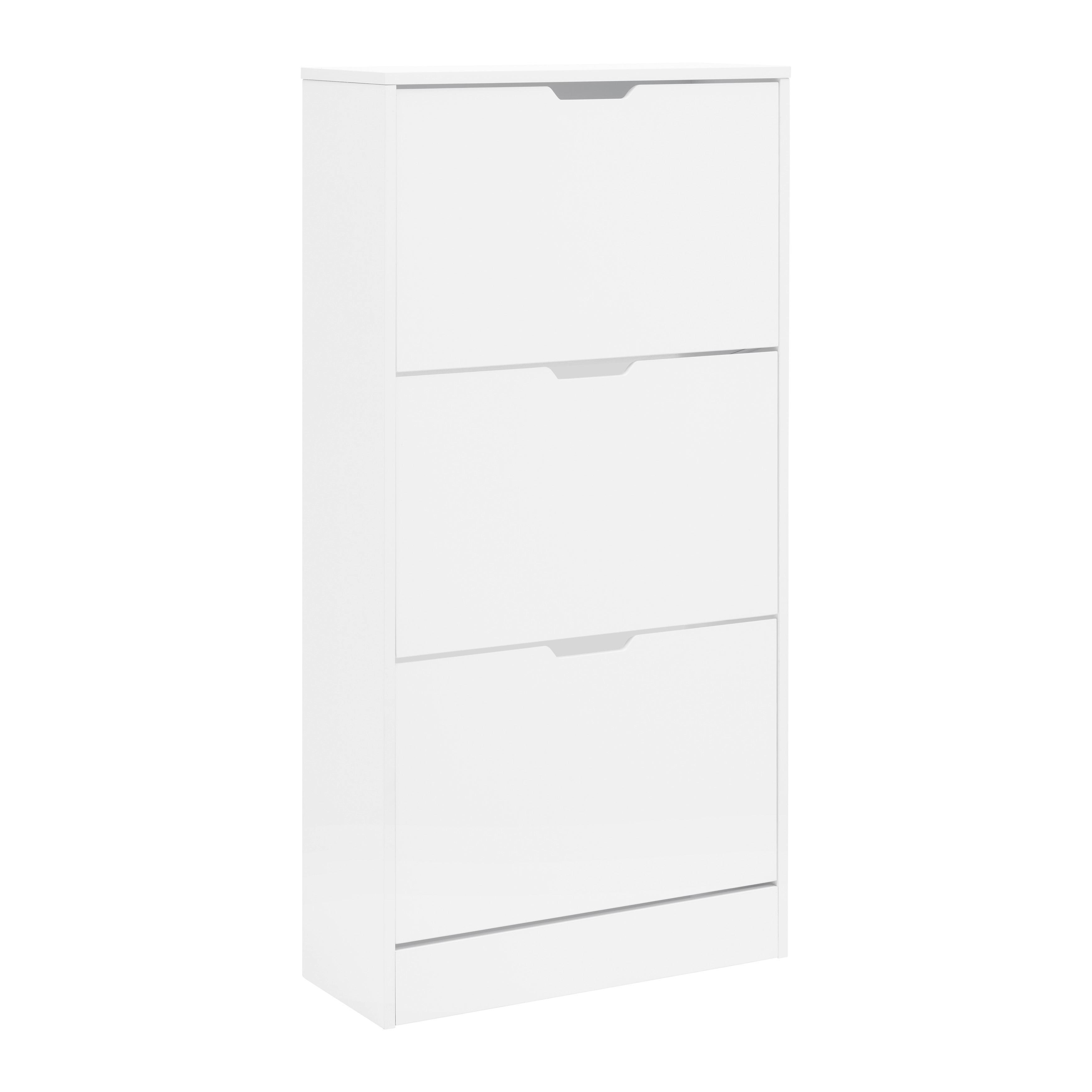 Schuhkipper Rudi in Weiss - Weiss, Konventionell, Holzwerkstoff (60/118/24cm) - Mömax