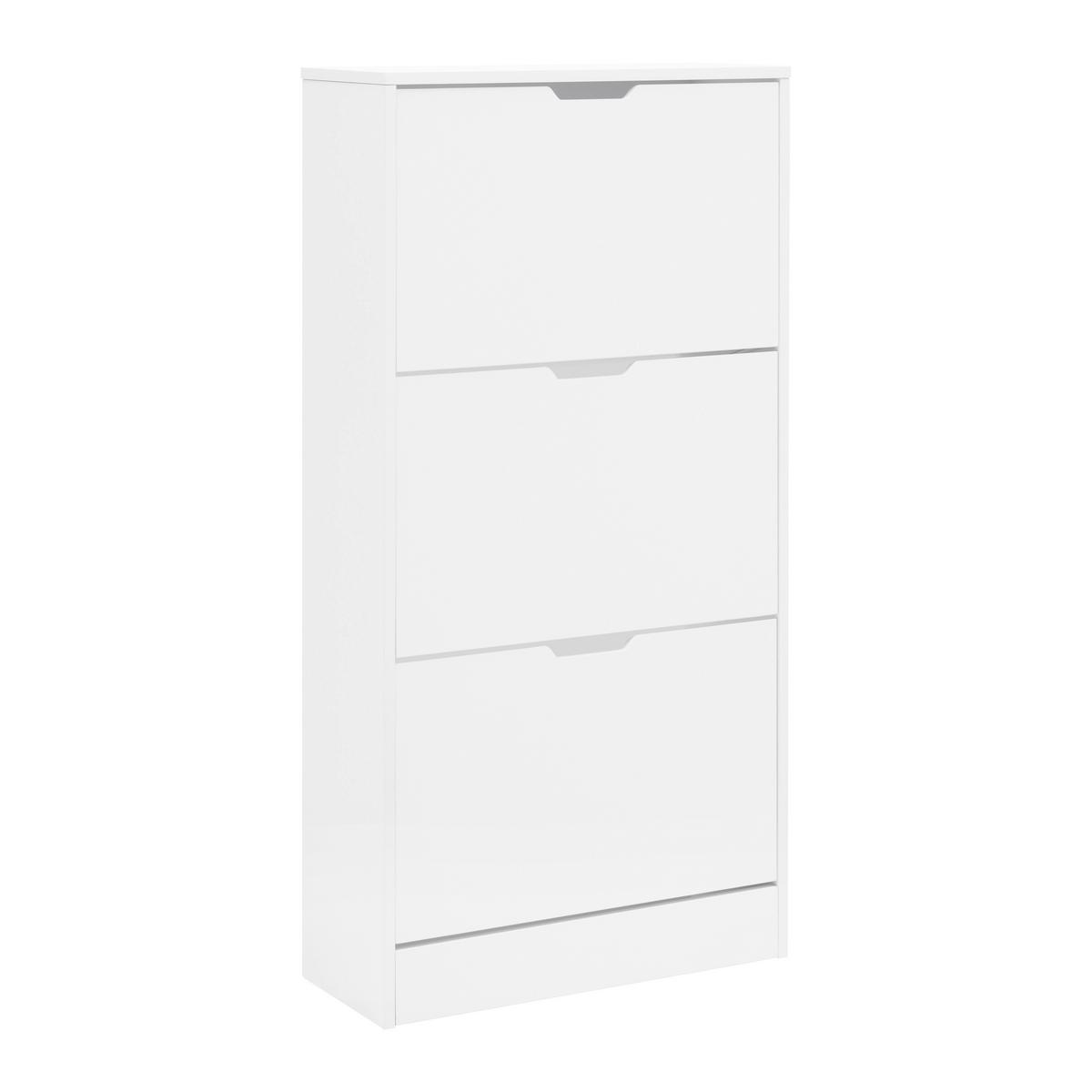 SZAFKA UCHYLNA NA BUTY RUDI -EXKLUSIV- - biały, Konventionell, materiał drewnopochodny (60/118/24cm) - Mömax