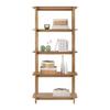 HYLLA KAVOK -EXKLUSIV- - askfärgad/naturfärgad, Natur, trämaterial/trä (80/170/35cm) - Premium Living