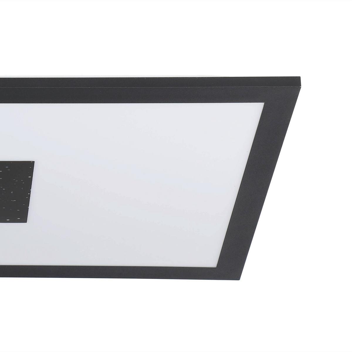 Led-deckenleuchte 900561_marmorata - Weiss/Schwarz, Basics, Kunststoff/Metall (59,5/29,5/5cm) - Eglo