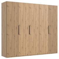 DULAP USI ROTATIVE ANDORRA - stejar Artisan, Modern, material pe bază de lemn (250/216/58cm) - Modern Living