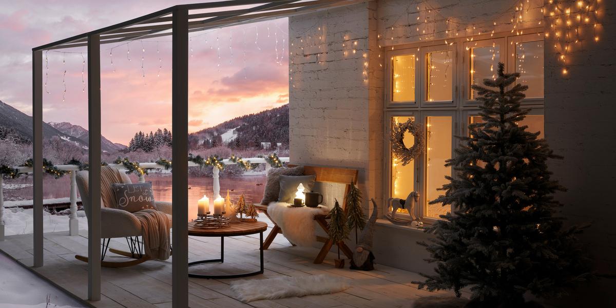 GIRLANDA CHOINKOWA 673160 - zielony, Konventionell, tworzywo sztuczne (180cm) - X-Mas