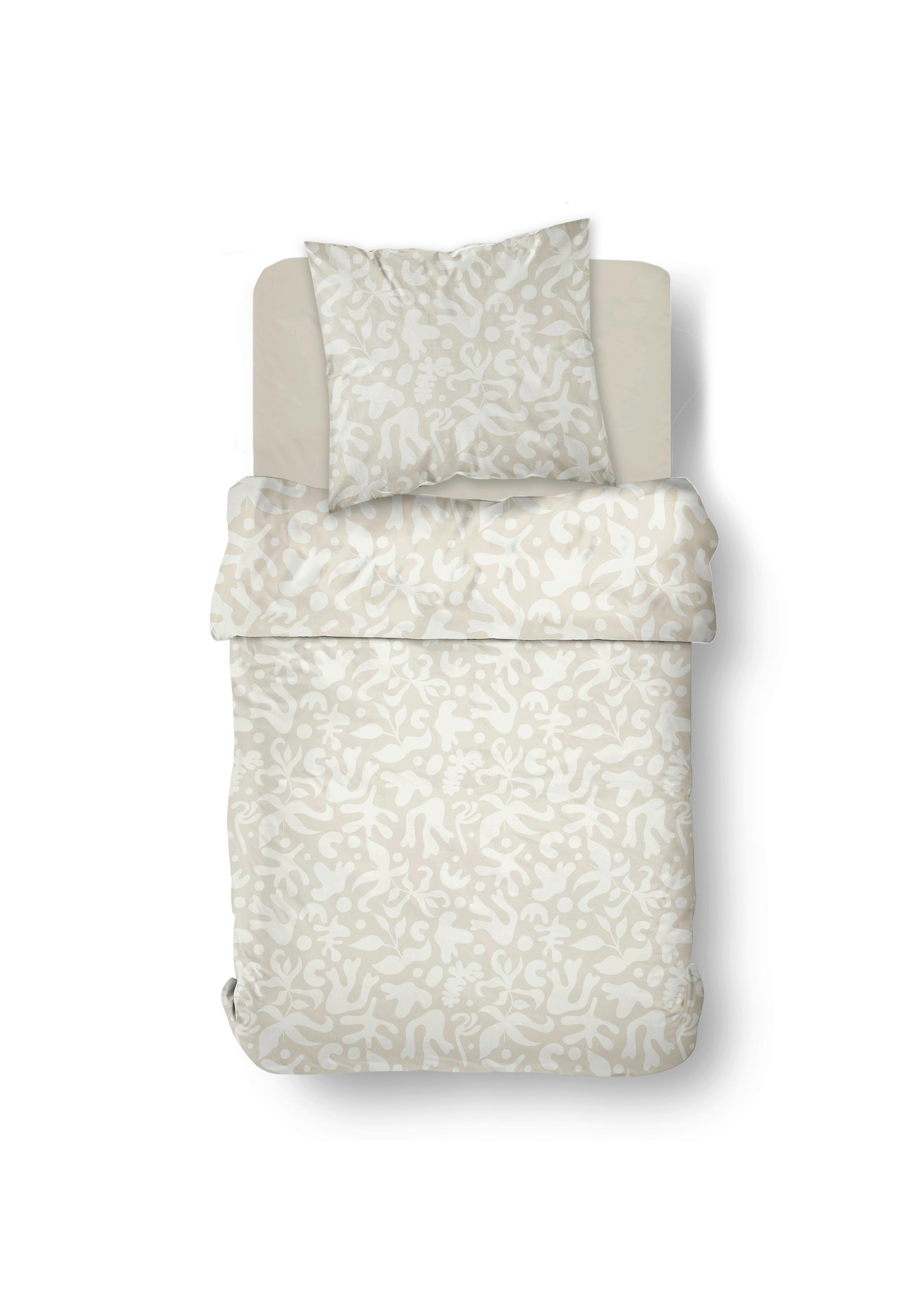 Posteljnina Sunshine - svetlo rjava, Moderno, tekstil (140/200cm)