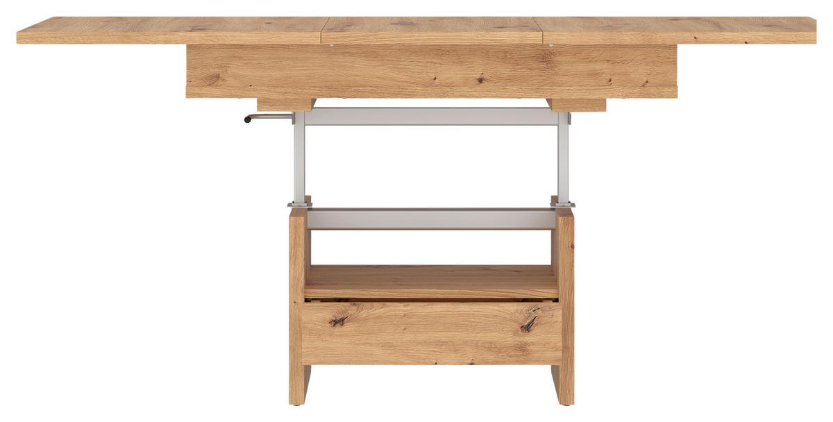 Stolić Cortado - hrast Artisan, Moderno, drvni materijal (110-150/56-72/65cm) - Modern Living