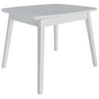 STÓŁ DO JADALNI CLAUDIA - biały, Modern, materiał drewnopochodny/drewno (110/90/76,5cm) - MID.YOU